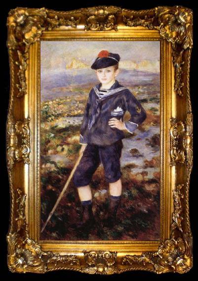 framed  Pierre Renoir Sailor Boy, ta009-2
